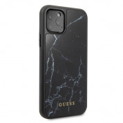 Guess Marble Hard Case - дизайнерски кейс с висока защита за iPhone 11 Pro (черен) 5