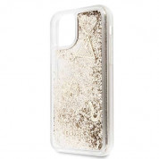 Guess Glitter Hard Case - дизайнерски кейс с висока защита за iPhone 11 (златист) 1