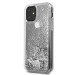 Guess Glitter Hard Case - дизайнерски кейс с висока защита за iPhone 11 (сребрист) 3