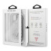 Guess Glitter Hard Case - дизайнерски кейс с висока защита за iPhone 11 (сребрист) 7