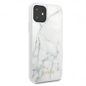 Guess Marble Hard Case for iPhone 11 (white) 1
