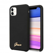 Guess Hard Silicone Case for iPhone 11 (black)
