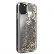 Guess Glitter Hard Case - дизайнерски кейс с висока защита за iPhone 11 Pro Max (златист) 1