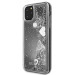 Guess Glitter Hard Case - дизайнерски кейс с висока защита за iPhone 11 Pro Max (сребрист) 2