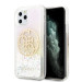 Guess Circle Liquid Glitter Hard Case - дизайнерски кейс с висока защита за iPhone 11 Pro Max (розов) 1