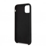 Guess Hard Silicone Case - силиконов (TPU) калъф за iPhone 11 Pro Max (черен) 4
