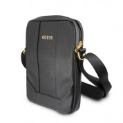 Guess Saffiano Tablet Bag 10 - дизайнерска чанта с презрамка таблети до 10 инча (черен) 1