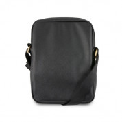 Guess Saffiano Tablet Bag 10 - дизайнерска чанта с презрамка таблети до 10 инча (черен) 2