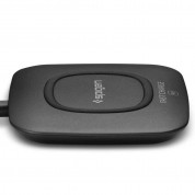Spigen Ultra Slim F301W Wireless Charging Pad 2A - поставка (пад) за безжично зареждане за QI съвместими смартфони (черен) 2