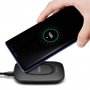 Spigen Ultra Slim F301W Wireless Charging Pad 2A - поставка (пад) за безжично зареждане за QI съвместими смартфони (черен) 3