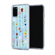 Spigen Ciel Floral Garden Case - дизайнерски удароустойчив кейс за Samsung Galaxy S20 Plus (прозрачен)