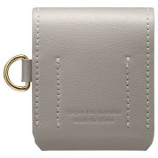 Spigen La Manon Leather Case (gray) 3