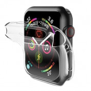 USAMS Full Protective TPU Case - качествен силиконов (TPU) кейс за Apple Watch 40мм (прозрачен) 1
