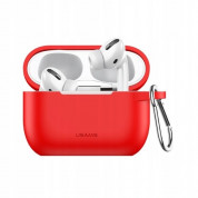 USAMS Airpods Pro Silicone Case for Apple Airpods Pro (red)