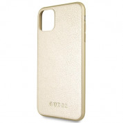 Guess Iridescent Leather Hard Case for iPhone 11 Pro Max (gold) 4
