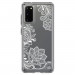 Spigen Ciel White Mandala Case - дизайнерски удароустойчив кейс за Samsung Galaxy S20 (прозрачен) 2