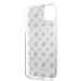 Guess Peony 4G Glitter Case - дизайнерски кейс с висока защита за iPhone 11 Pro Max (сребрист) 6