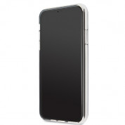 Guess Peony 4G Glitter Case - дизайнерски кейс с висока защита за iPhone 11 Pro Max (сребрист) 3