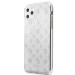 Guess Peony 4G Glitter Case - дизайнерски кейс с висока защита за iPhone 11 Pro Max (сребрист) 2