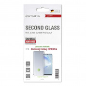 4smarts Second Glass UltraSonix - калено стъклено защитно покритие с извити ръбове за Samsung Galaxy S20 Ultra, S20 Ultra 5G (черен-прозрачен) 2