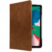 dBramante1928 Copenhagen Leather Case - кожен (естествена кожа) калъф и поставка за iPad Pro 11 (2018) (кафяв)