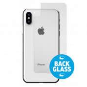 Gadget Guard Back Tempered Glass Black Ice Edition - калено стъклено защитно покритие за задната част на iPhone X, iPhone XS (прозрачен)
