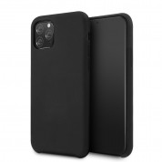 Vennus Silicone Case - силиконов (TPU) калъф за iPhone 11 (черен)