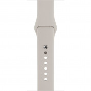 Apple Sport Band M/L - оригинална силиконова каишка за Apple Watch 38мм, 40мм, 41мм (сив) (bulk)  4