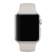 Apple Sport Band M/L - оригинална силиконова каишка за Apple Watch 38мм, 40мм, 41мм (сив) (bulk)  3