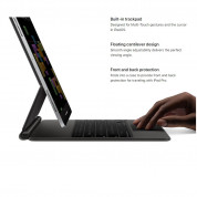 Apple Smart Keyboard INT - оригинален полиуретанов калъф, клавиатура и поставка за iPad Air 4 (2020), iPad Pro 11 (2018), iPad Pro 11 (2020) (черен) 4