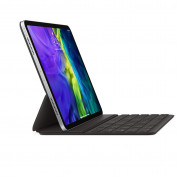 Apple Smart Keyboard INT - оригинален полиуретанов калъф, клавиатура и поставка за iPad Air 5 (2022), iPad Air 4 (2020), iPad Pro 11 (2018), iPad Pro 11 (2020) (черен) 1
