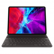 Apple Smart Keyboard INT - оригинален полиуретанов калъф, клавиатура и поставка за iPad Pro 12.9 (2018), iPad Pro 12.9 (2020), iPad Pro 12.9 (2021) (черен)