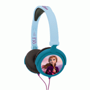 Lexibook Disney Frozen 2 Stereo Headphones - слушалки подходящи за деца за мобилни устройства (светлосин-зелен)