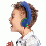 Lexibook PJ Masks Headphones - слушалки подходящи за деца за мобилни устройства (син-зелен) 2