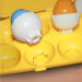 Tomy Hide N Squeak Eggs - образователна детска играчка (жълт) 2