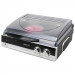 Groov-e Vintage Vinyl Record Player - винтидж грамофон с вградени спийкъри (черен) 2