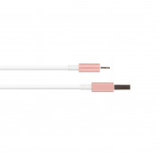 Moshi Lightning to USB Cable - USB кабел за iPhone X, iPhone 8, iPhone 7, iPad, iPod с Lightning (100 см) (розово злато) 1