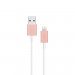 Moshi Lightning to USB Cable - USB кабел за iPhone с Lightning (100 см) (розово злато) 1