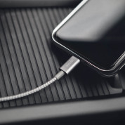 Moshi Integra USB-A Charge and Sync Cable with Lightning Connector - кабел за iPhone, iPad, iPod (120 см) (сив) 3