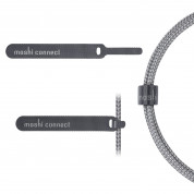 Moshi Integra USB-A Charge and Sync Cable with Lightning Connector - кабел за iPhone, iPad, iPod (120 см) (сив) 2