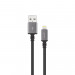 Moshi Lightning to USB Cable 3 m. - Lightning кабел за iPhone, iPad, iPod с Lightning (300 см) (черен) 1