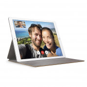 TwelveSouth SurfacePad - дизайнерски луксозен кожен калъф с поставка за iPro 12.9, iPad Pro 12.9 (2017) (кафяв) 2