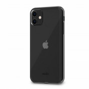 Moshi Vitros Case - силиконов (TPU) калъф за iPhone 11 (прозрачен-черен)