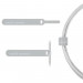 Moshi Integra USB-C to Lightning Cable - сертифициран (MFI) USB-C към Lightning кабел за Apple устройства с Lightning порт (120 см) (срeбрист) 3