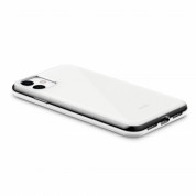 Moshi iGlaze SnapToª Case - хибриден удароустойчив кейс за iPhone 11 (бял) 2