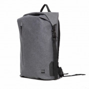 Knomo Cromwell Roll-Top Laptop Backpack - стилна раница за MacBook Pro 15 и преносими компютри до 15 инча (сив)