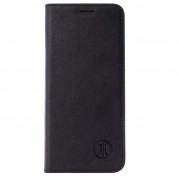 JT Berlin BookCase Tegel Case - хоризонтален кожен (естествена кожа) калъф тип портфейл за Samsung Galaxy S20 (черен)