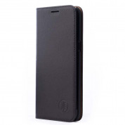 JT Berlin BookCase Tegel Case - хоризонтален кожен (естествена кожа) калъф тип портфейл за Samsung Galaxy S20 (черен) 1