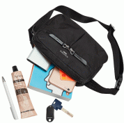 Knomo Palermo Convertible X-Body - конвентируема чанта (органайзер) за аксесоари (черен) 2