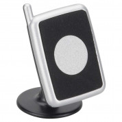 HR GRIP Smartphone Handyholder Magnet-Tec with Stand - настолна магнитна поставка за смартфони (сребрист)